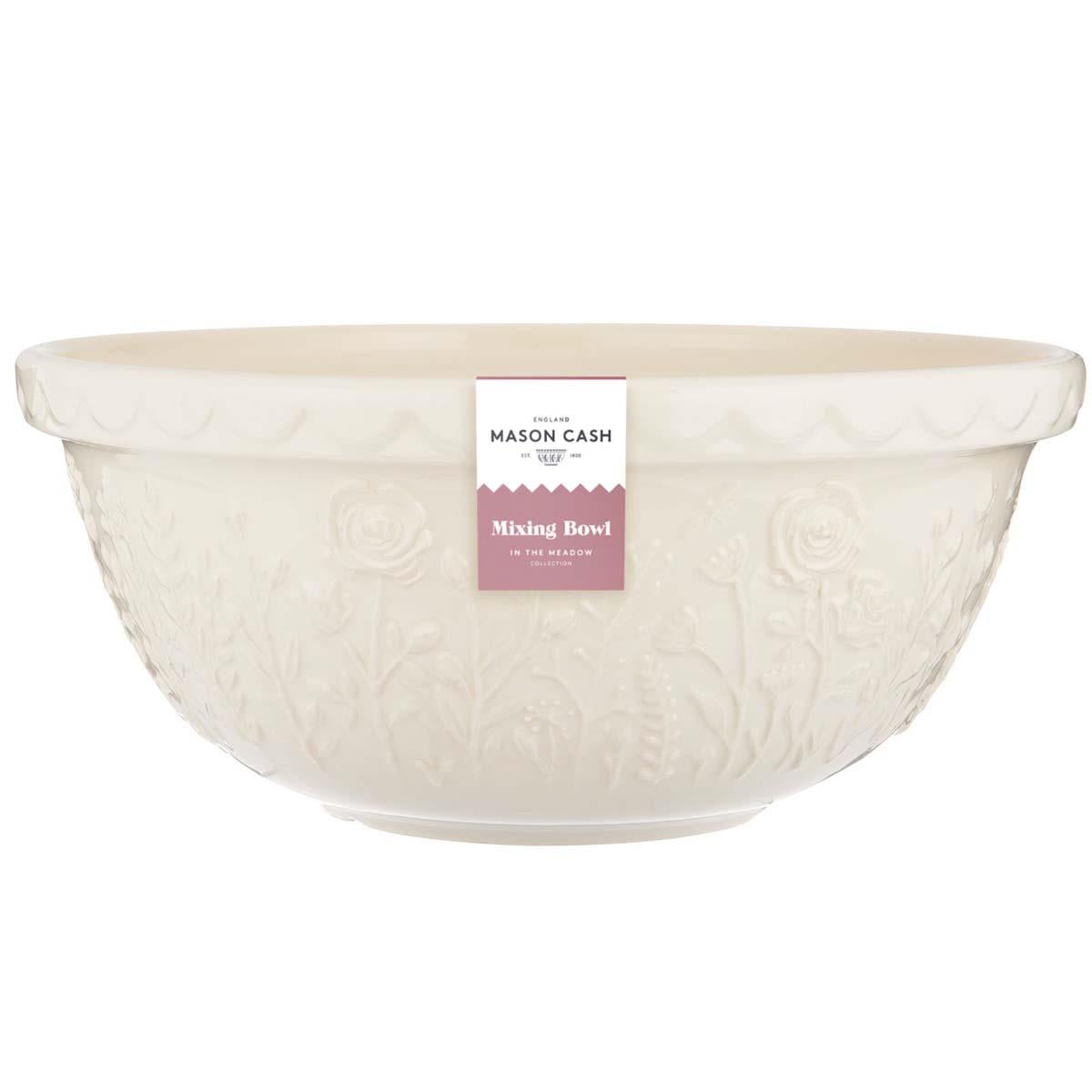 Mason Cash In The Meadow Mixing Bowl Size 12 Rose