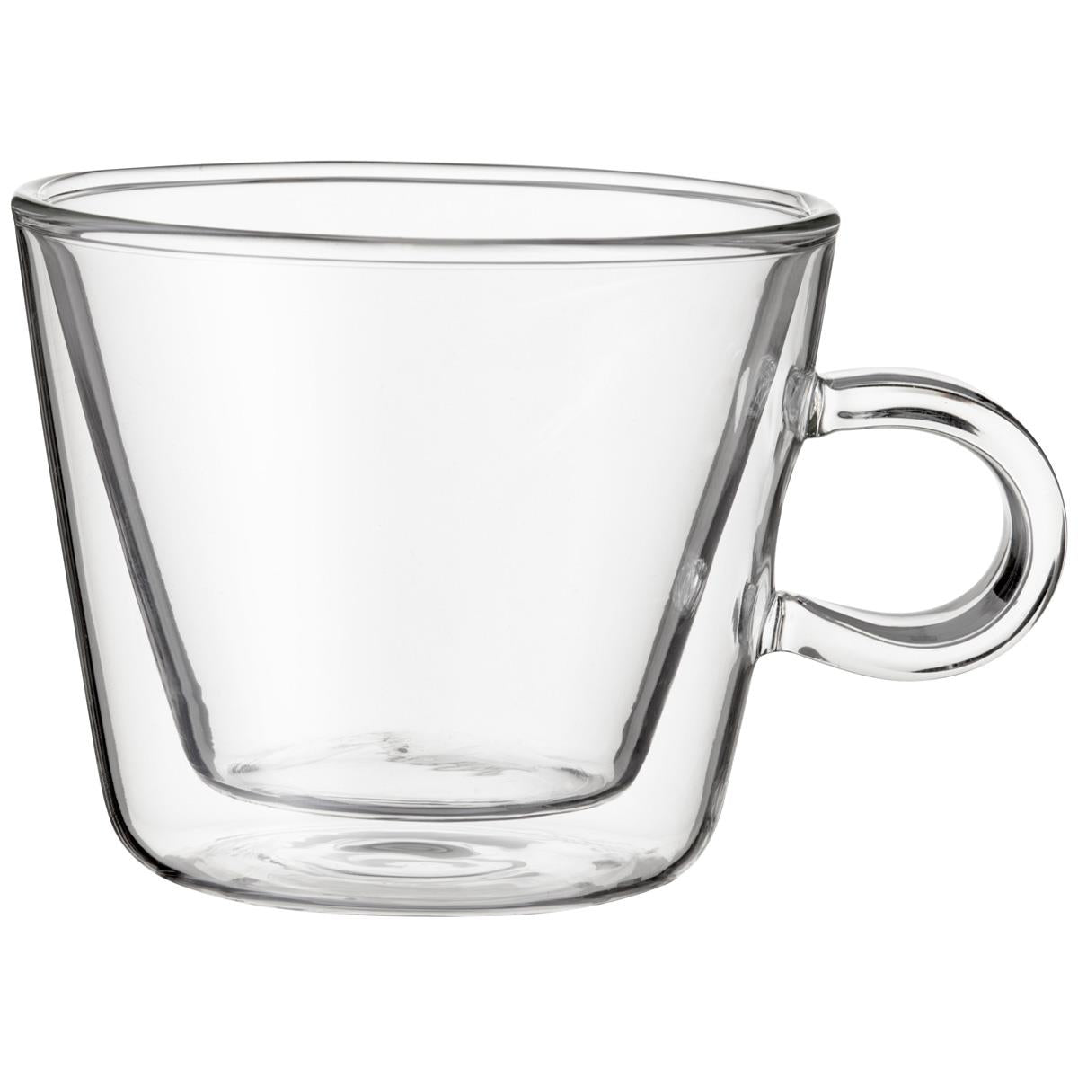 Judge Duo 2 Piece Cappuccino Glass Set 250ml Detail