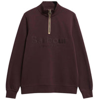 Barbour Womens Cynthia Half Zip Sweatshirt