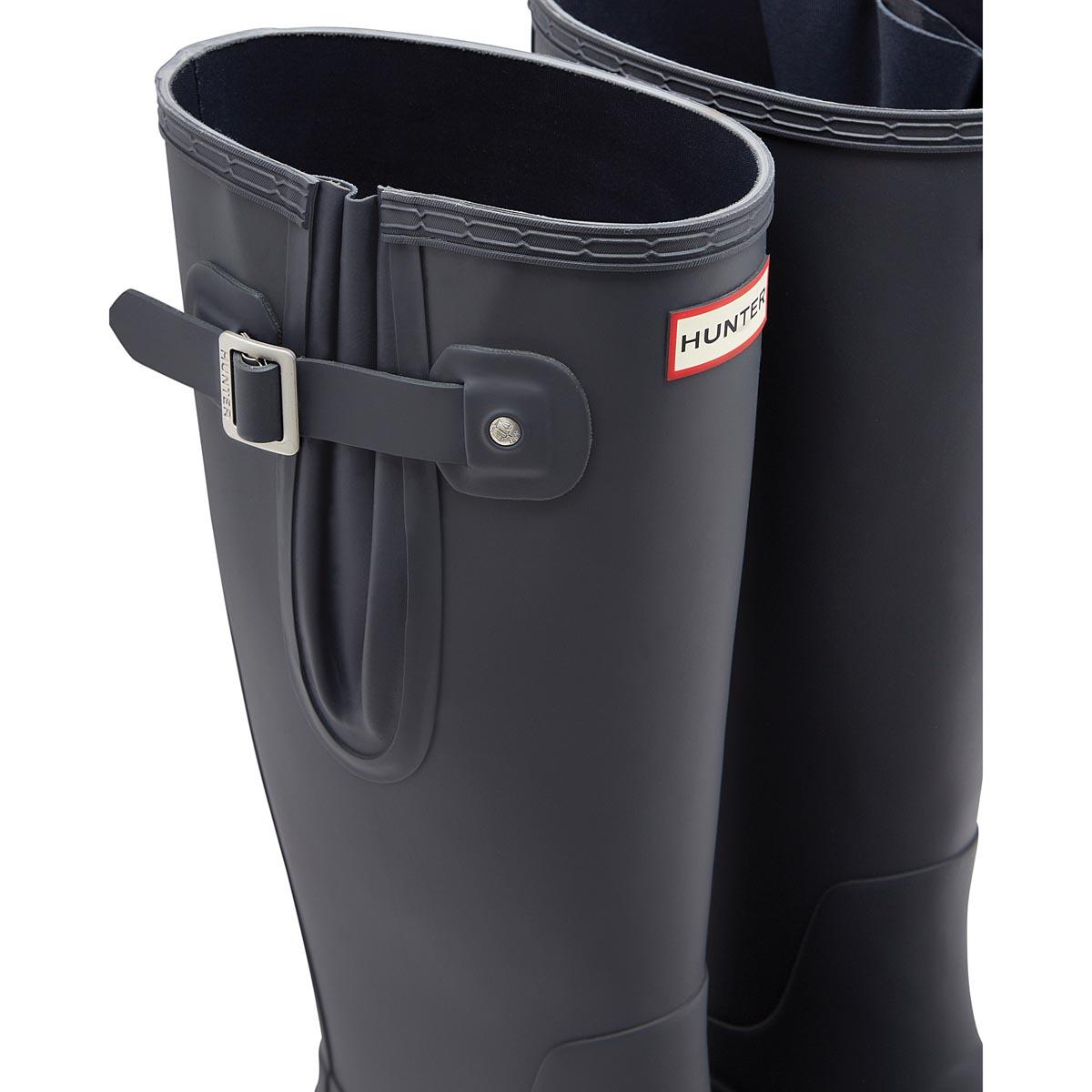 Navy Hunter Mens Original Tall Side Adjustable Boots GUSSY