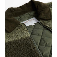 Olive/Light Moss Barbour Womens Malena Fleece Jacket Lining