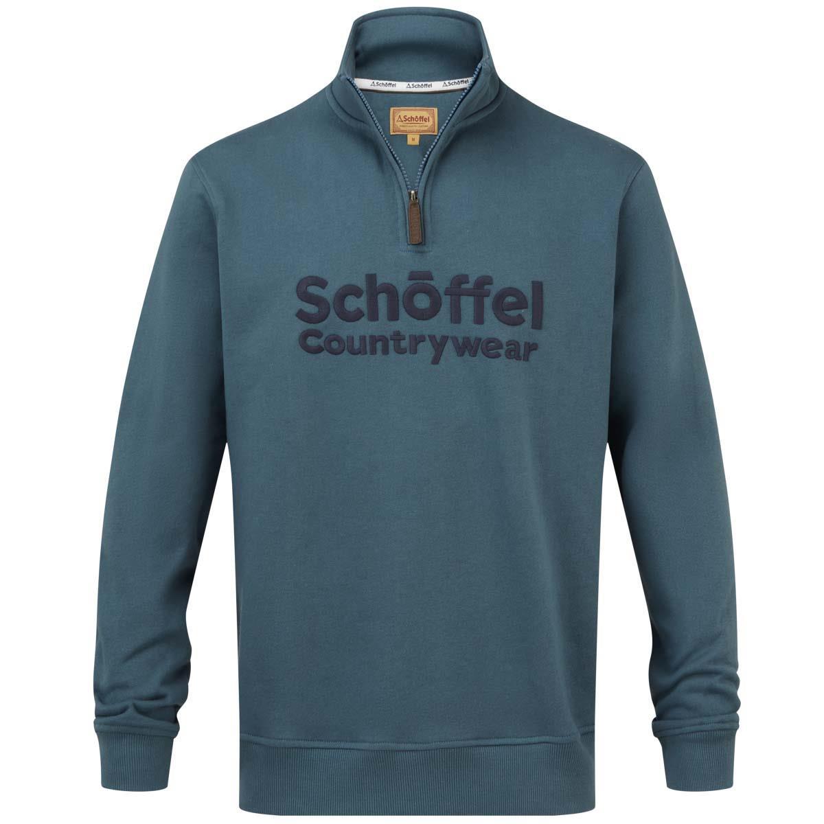 Deep Ocean Blue Schoffel Mens Bude Sweatshirt