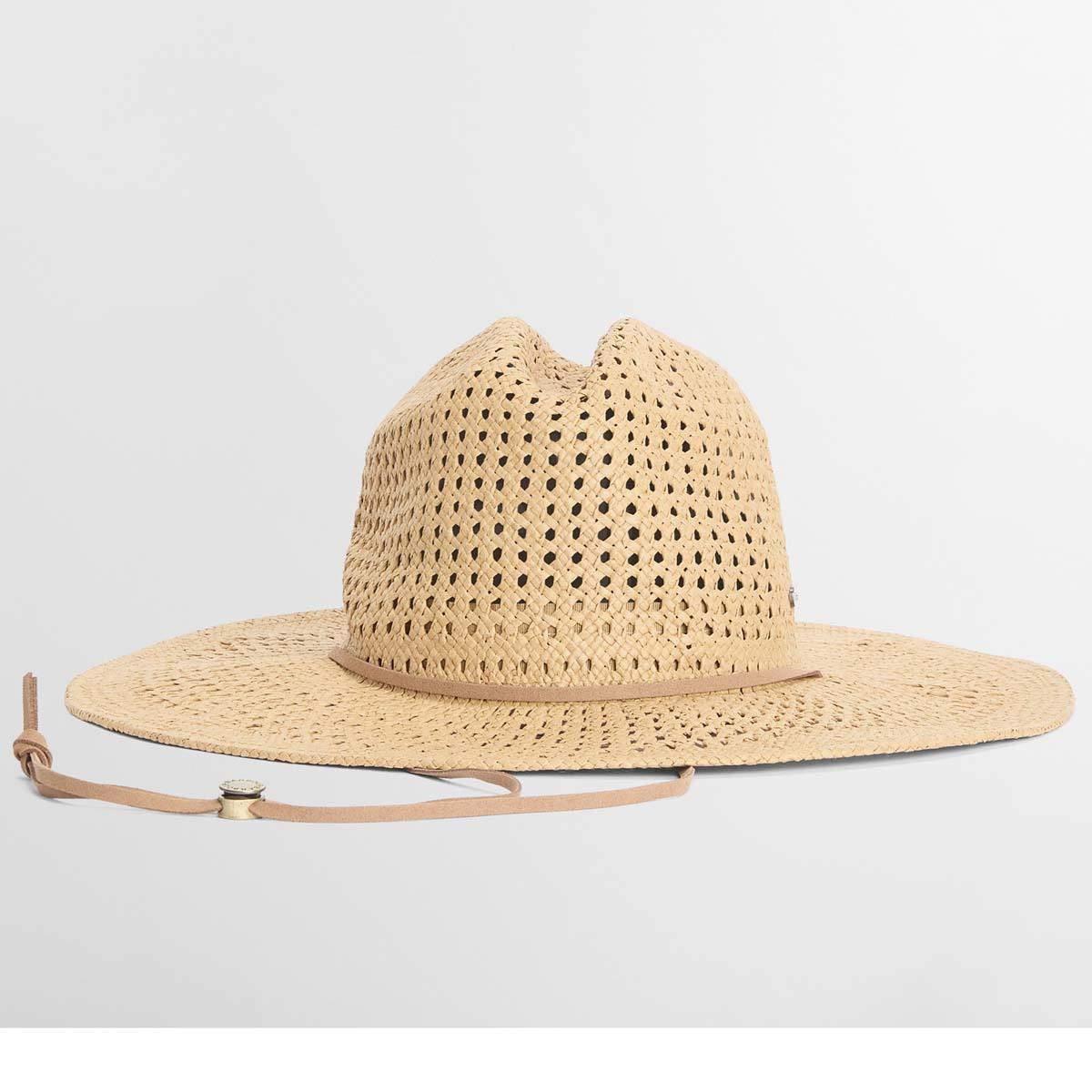 Natural Barbour Womens Gabby Fedora Hat Back