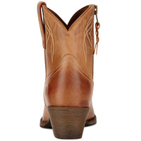Burnt Sugar Ariat Womens Darlin Almond Toe Western Boot Back