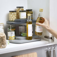 Grey Joseph Joseph CupboardStore 2-tier Rotating Organiser LS2