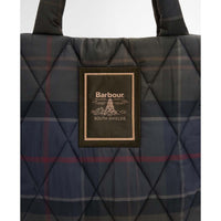 Barbour Womens Tartan Arlene Quilted Tote Bag