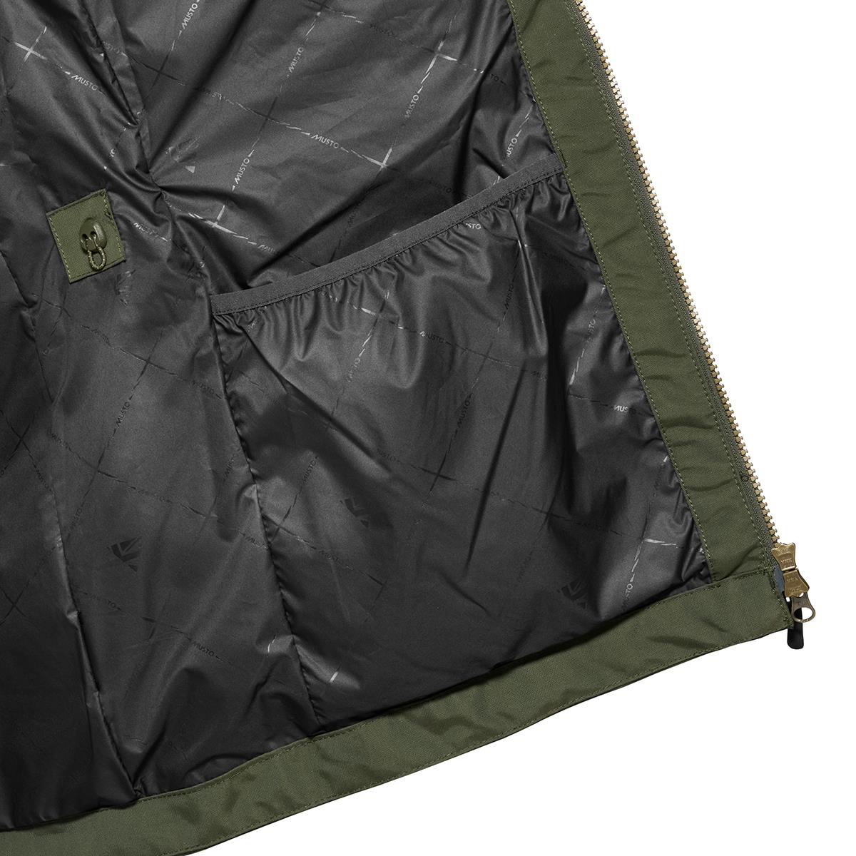 Deep Green Musto Womens Outdoor Country Burnham Waterproof Jacket Internal Pocket