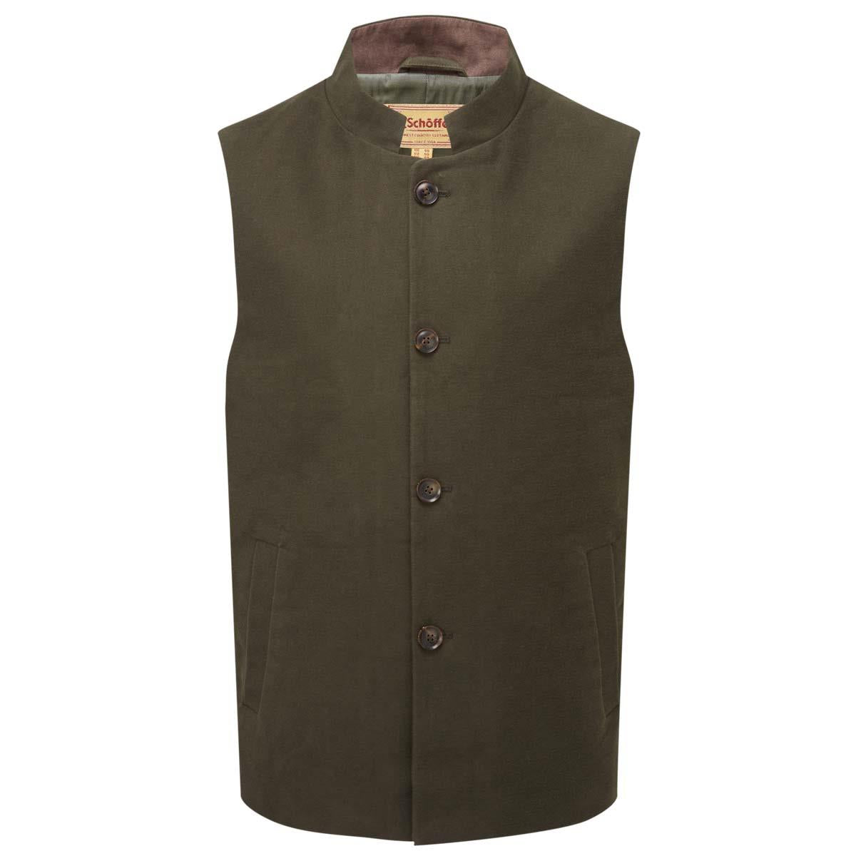 Forest Schoffel Mens Barnsdale Nehru Waistcoat