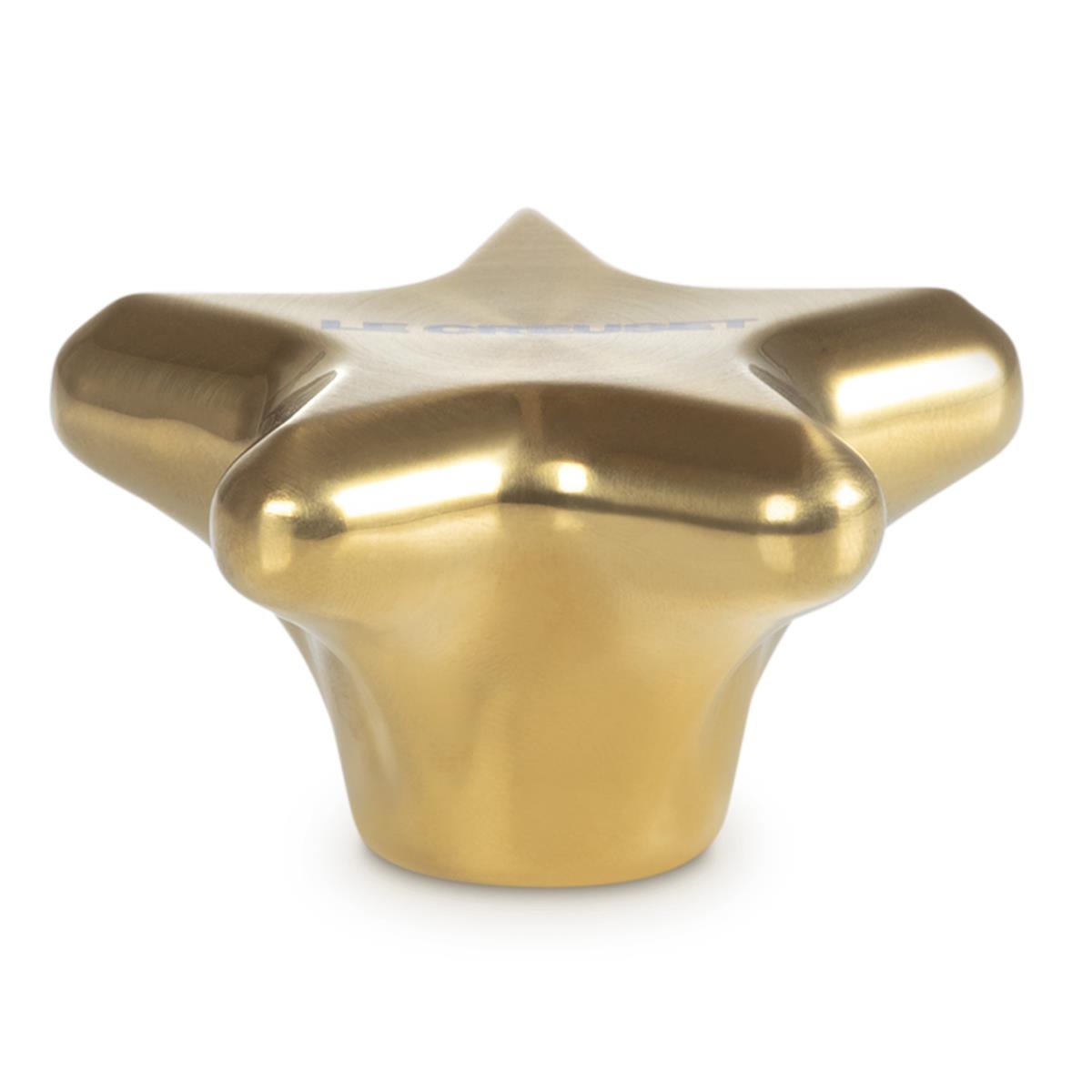 Le Creuset Signature Gold Finish Star Knob 57mm