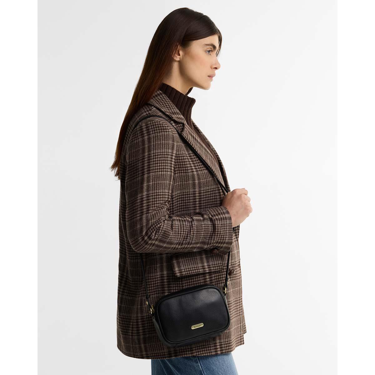 Barbour Womens Daphne Mini Leather Crossbody Bag