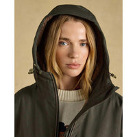 Joules Womens Coverall Oversized Fleece Lined Waterproof Coat