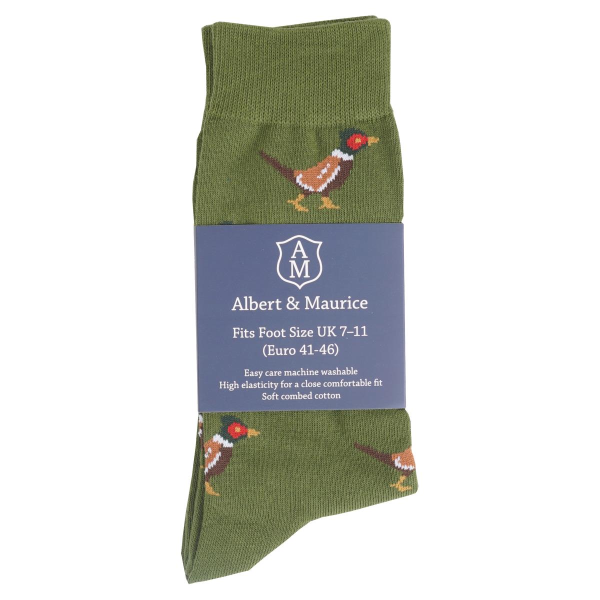 Albert and Maurice Mens Pheasant Socks