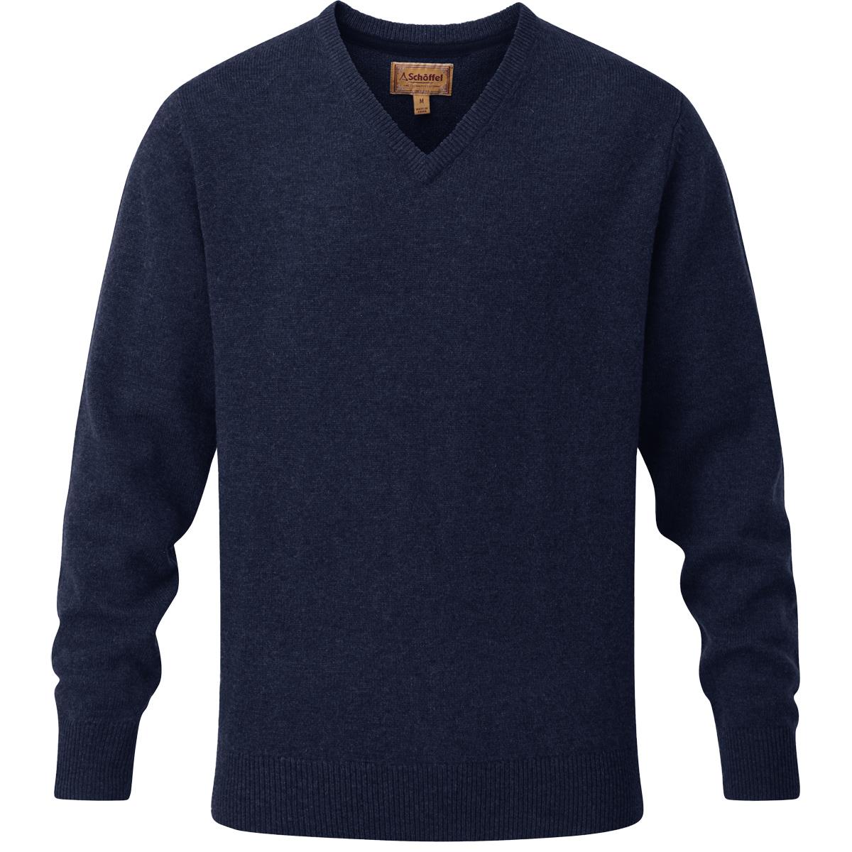 Schoffel Mens Lewis Lambswool V Neck Jumper