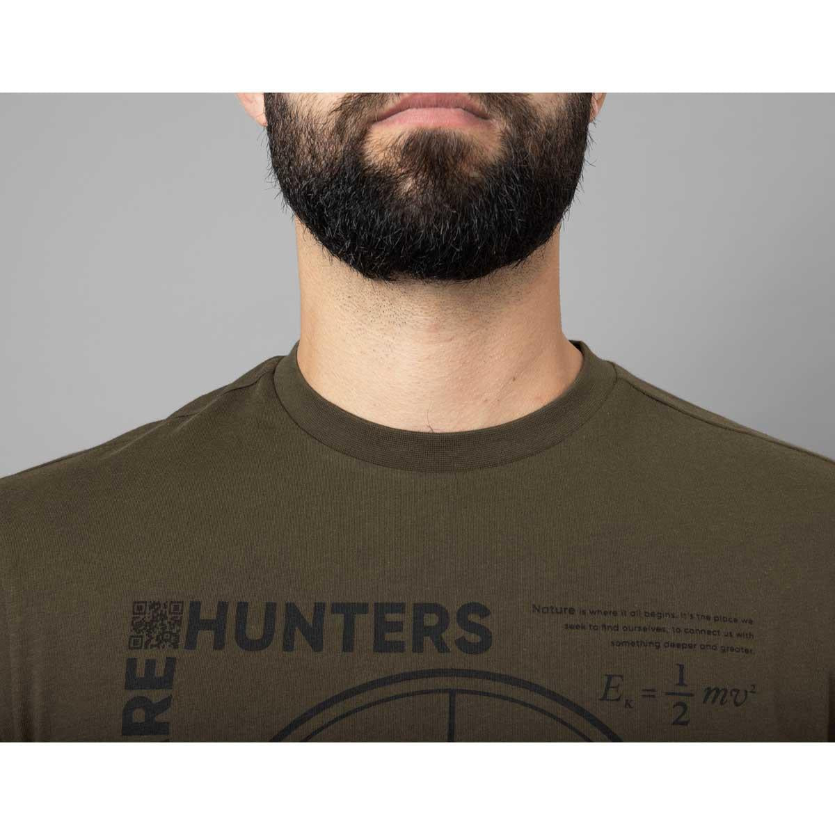 Willow Green Harkila Mens Impact T-Shirt COLLAR