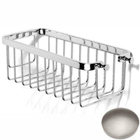 Stainless Steel Finish Samuel Heath Hook Shower Basket N152