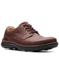 Mahogany Leather Clarks Mens Nature Three Shoe