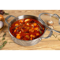 Kuhn Rikon Allround Shallow Casserole Uncoated In Use