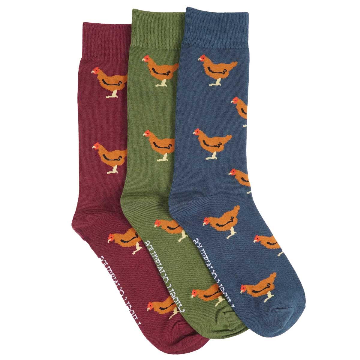 Albert and Maurice Mens Chicken Socks
