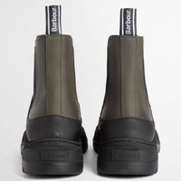 OLIVE Barbour Womens Harriety Chelsea Boot BACK