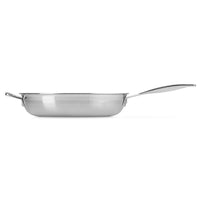 Le Creuset Classic 3-ply Stainless Steel Uncoated Frying Pan with Helper Handle