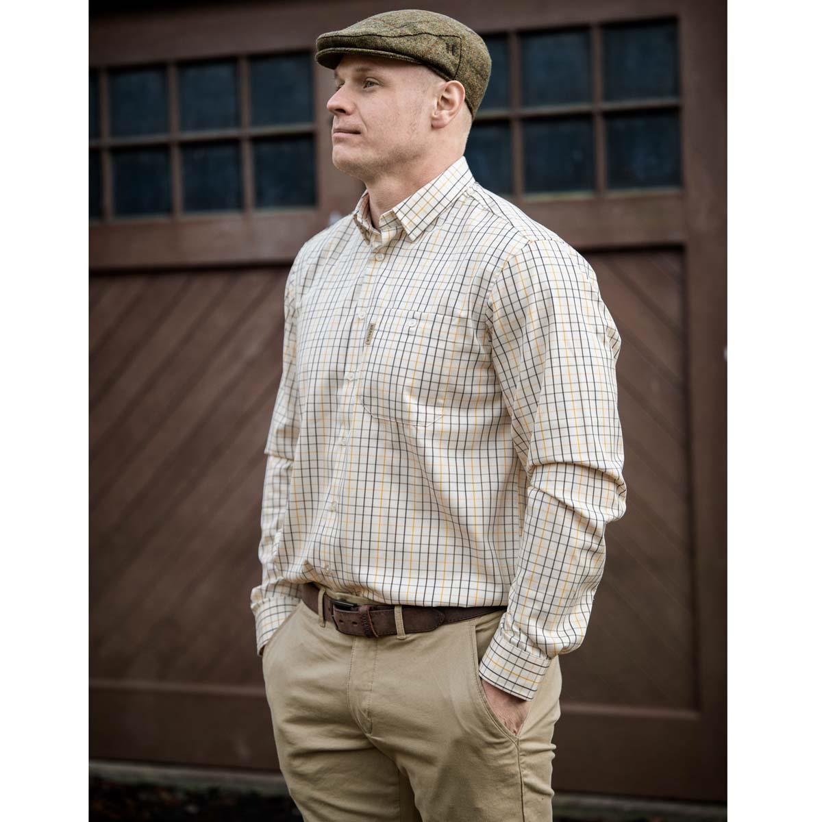 Harkila Mens Haywood Wool Blend L/S Shirt