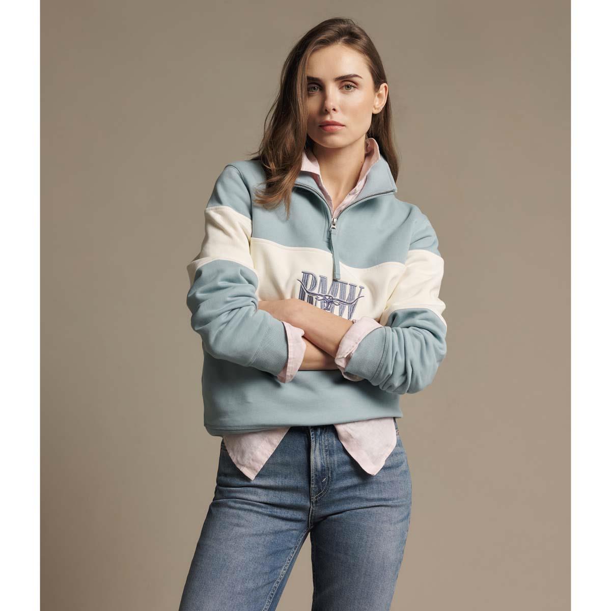 R.M. Williams Womens Trickett Panel Sweatshirt