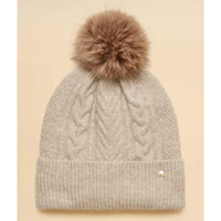 Joules Womens Cable Bobble Hat
