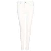White Barbour Womens Essential Slim Trousers