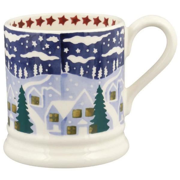 Emma Bridgewater Christmas Icons Winter Village Half Pint Mug