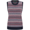 Alan Paine Womens Mae Fair Isle Tank Top