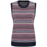Alan Paine Womens Mae Fair Isle Tank Top
