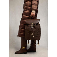 Chocolate Monogram Holland Cooper Womens Regency Backpack With Model