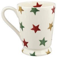 Emma Bridgewater Christmas Red Green and Gold Stars Cocoa Mug