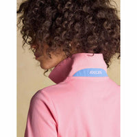 Pink Joules Womens Woody Polo Shirt On Model Back Collar