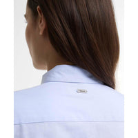 Pale Blue/Light Muted Tartan Barbour Womens Derwent Shirt BACK
