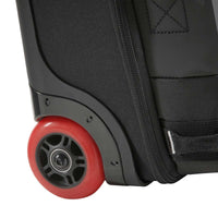 Black Musto 40L Wheeled Backpack wheels