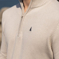 Pure Cashmere Musto Mens Original 1/4 Zip Neck Knit LS2