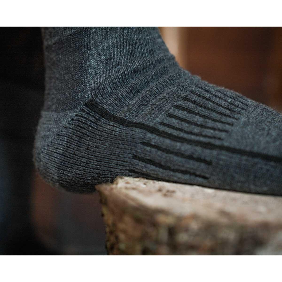 Seeland Mens Field Heavy Merino Sock On Model Detail