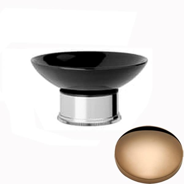 Samuel Heath Style Moderne Freestanding Black Ceramic Soap Holder N6664B