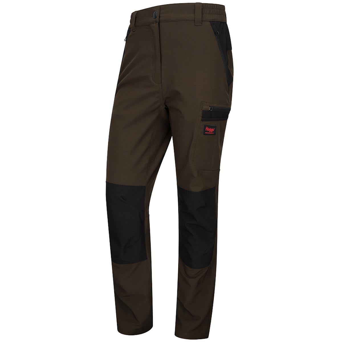 Green/Black Hoggs Of Fife Mens Green King Active Utility Trousers