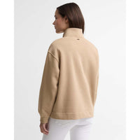 Warm Trench Barbour Womens Zaria Half Zip Sweatshirt BACK