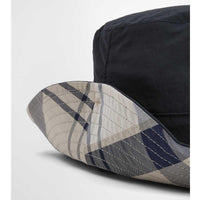 Navy/Dress Navy Barbour Womens Darla Showerproof Bucket Hat brim