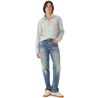 Salt R.M. Williams Womens Trickett Zip Neck Sweatshirt model