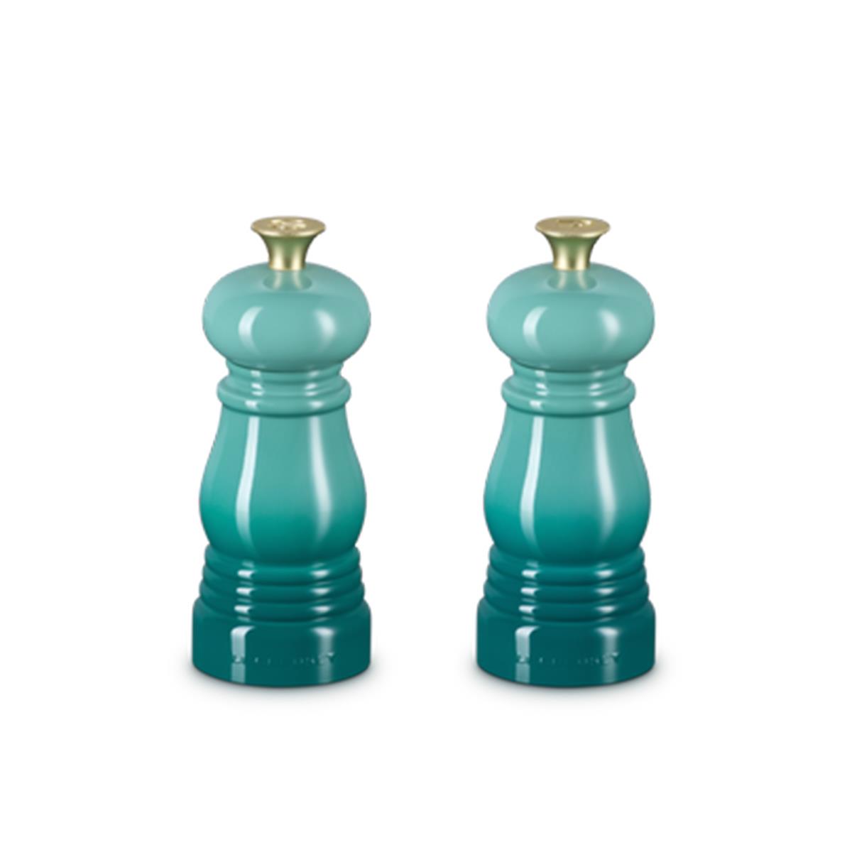 Le Creuset Set of 2 Classic Mini Mills Bleu Riviera