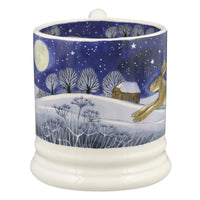 Emma Bridgewater Midnight Hare 1/2 Pint Mug front