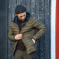 Light Pine Seeland Mens Fahrenheit Jacket On Model