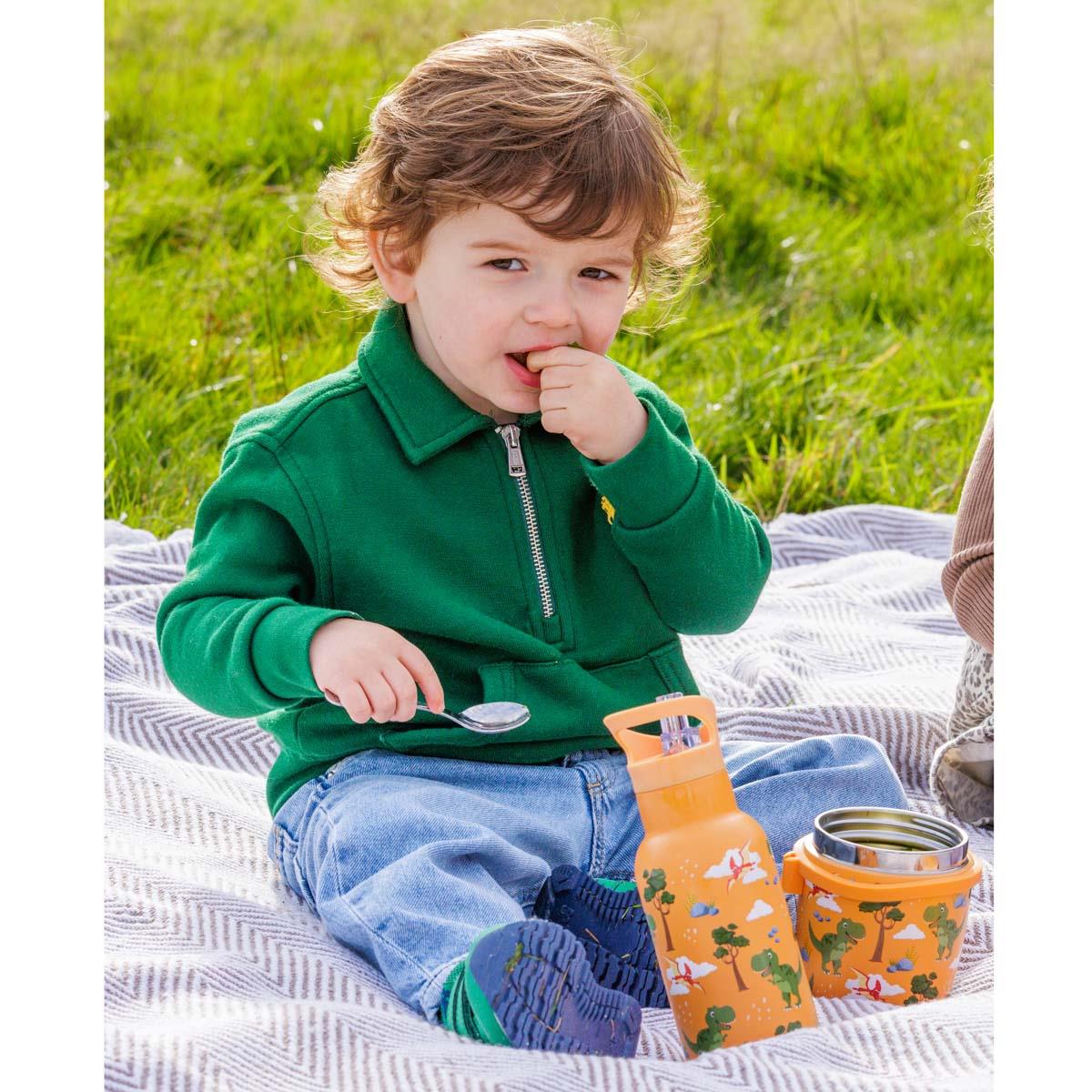 Viners Kids Roarsome Food Flask with Spoon 300ml