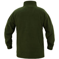 Olive Swazi Mens Doughroaster Fleece Back