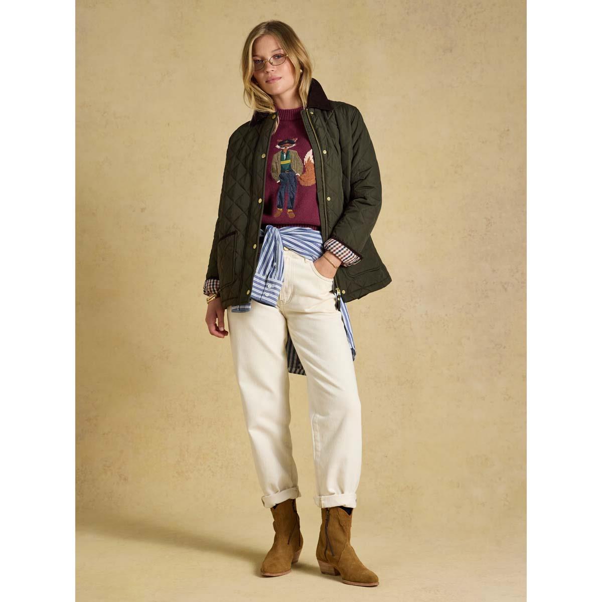 Joules Womens Highgrove Showerproof Quilted Jacket