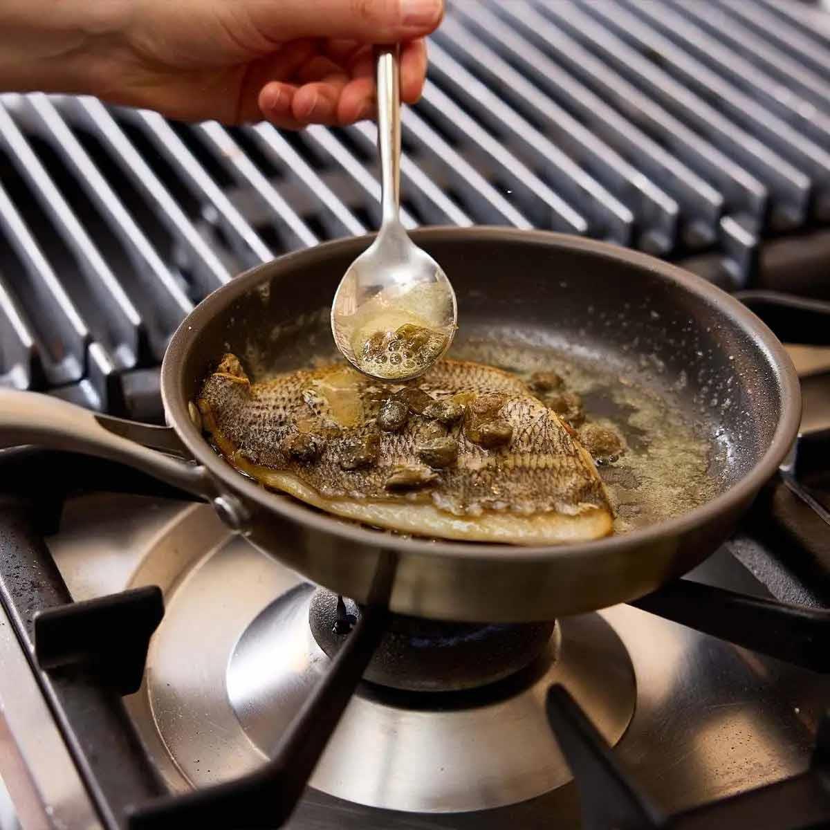 Stellar Zero Stainless Steel Uncoated Frying Pan